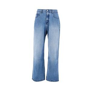 Arte Men Circle Logo Embroidery Relaxed Fit Jeans